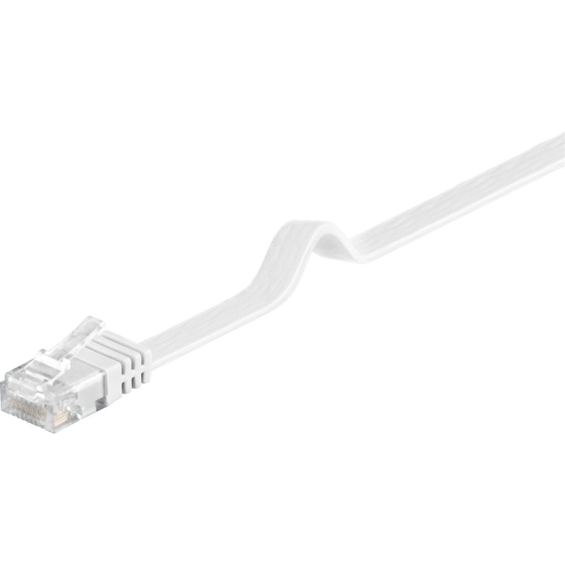 MicroConnect U/UTP CAT6 2M White Flat MicroConnect U/UTP CAT6 2M White Flat